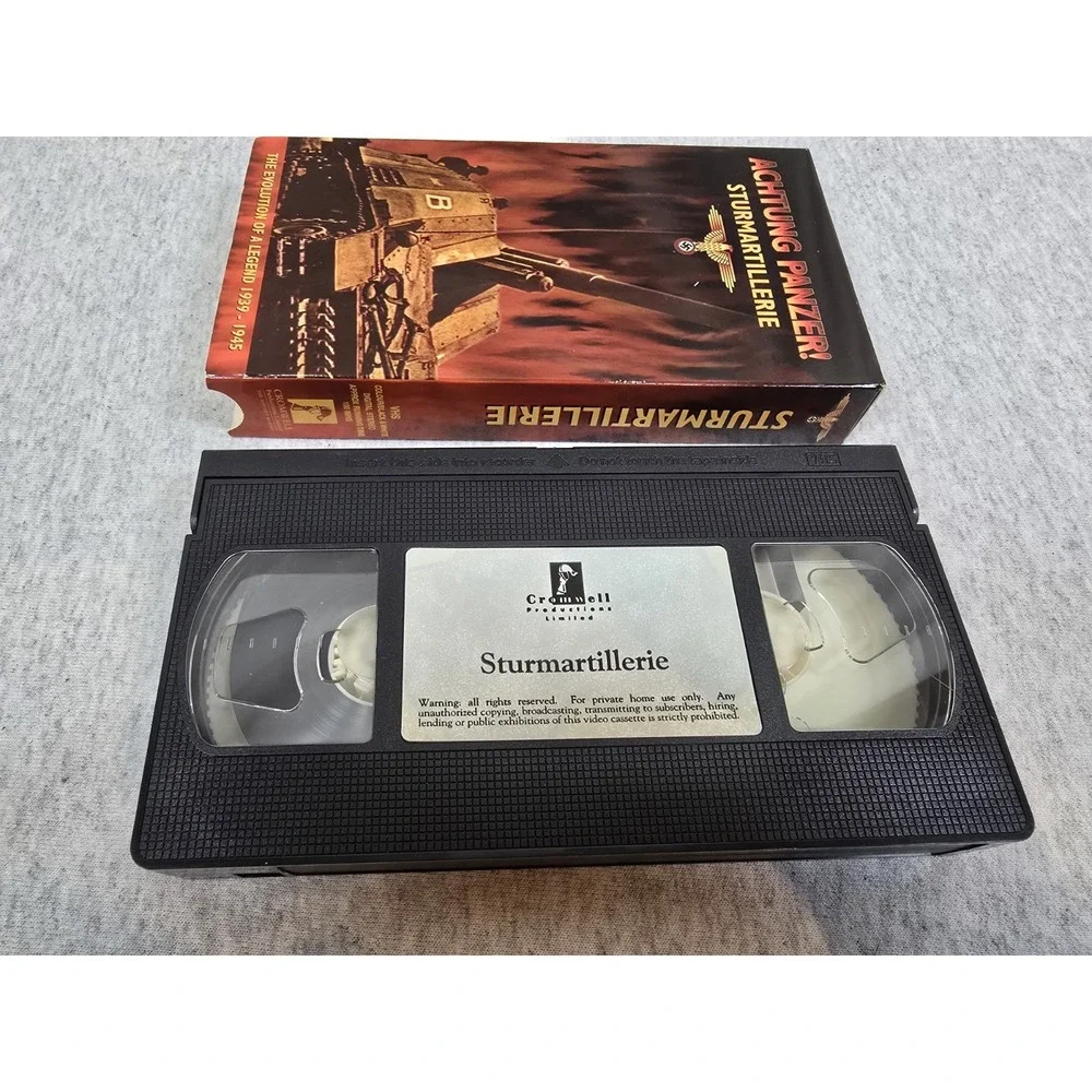 Achtung Panzer Sturmartillerie(VHS 1999)TESTED-RARE VINTAGE COLLECTIBLE